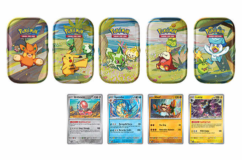 Pokémon TCG: Scarlet & Violet Paldea Friends 5-Pack Mini Tin Bundle - EN